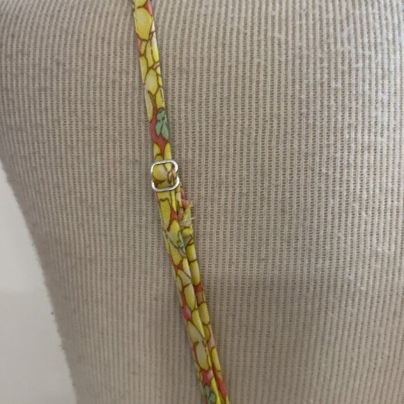 Vintage Y2K Wild Fable Babydoll Dress Size L Yellow Floral Empire Waist Milkmaid - Picture 5 of 10